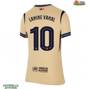 Barcelona Lamine Yamal #10 Bortatröja Kvinnor 2025-26 Kortärmad